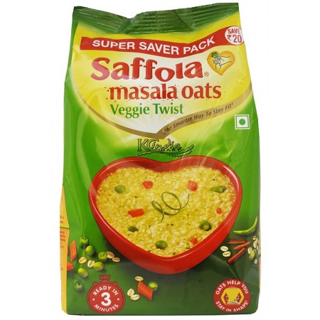 SAFFOLA VEGGIE TWIST OATS-400GM